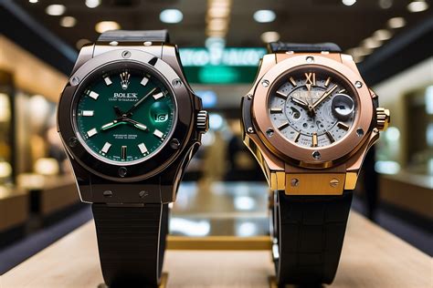 difference between hublot and rolex.